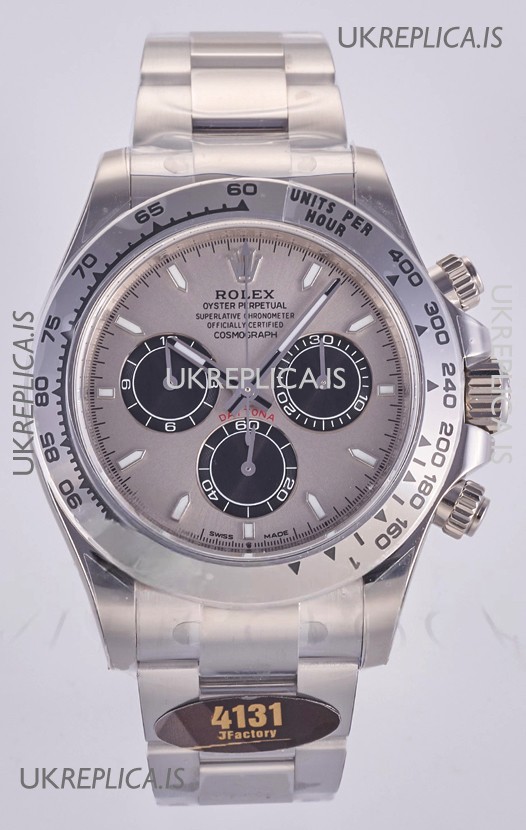 Rolex Daytona 126509 Silver Dial Stick Markers FREE SPRUNG MVMT Super Clone Watch 