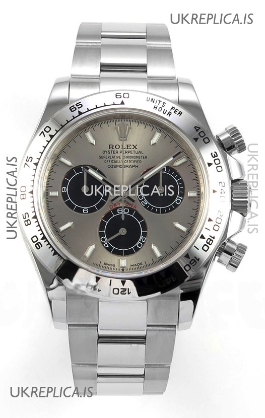Rolex Daytona 126509 Silver Dial Stick Markers FREE SPRUNG MVMT Super Clone Watch 