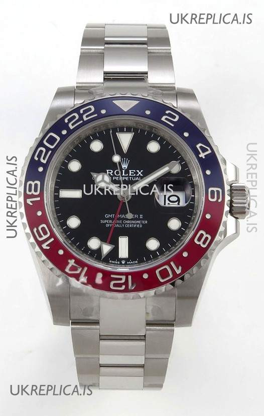 GMT Masters 126710BLRO Pepsi Cal.3285 FREE SPRUNG MVMNT Super Clone 