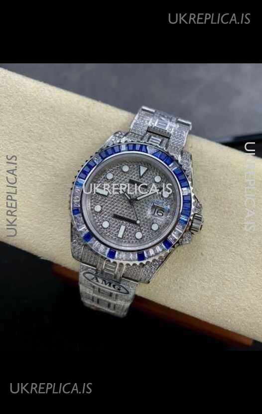 Rolex Submariner 116610 Iced Out Edition 4 Swiss Replica Watch 
