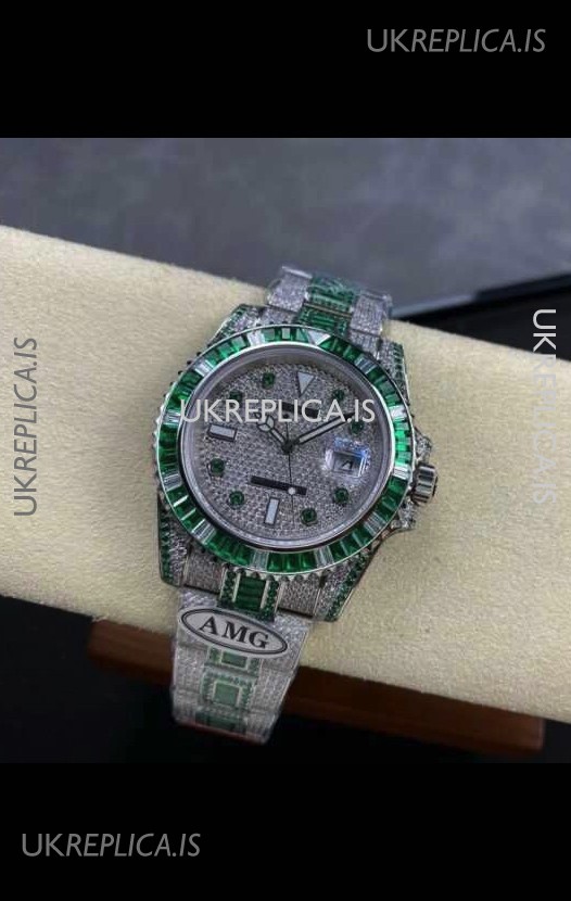 Rolex Submariner 116610 Iced Out Edition 6 Swiss Replica Watch 
