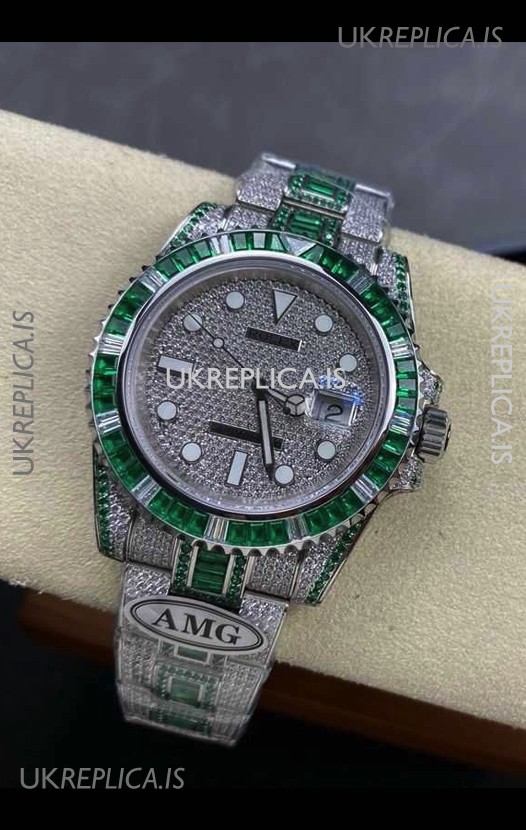 Rolex Submariner 116610 Iced Out Edition 7 Swiss Replica Watch 