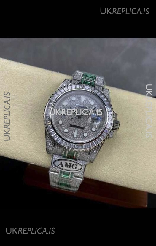 Rolex Submariner 116610 Iced Out Edition 14 Swiss Replica Watch 