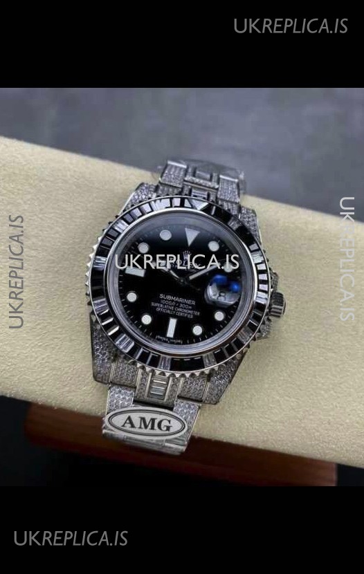 Rolex Submariner 116610 Iced Out Edition 15 Swiss Replica Watch 