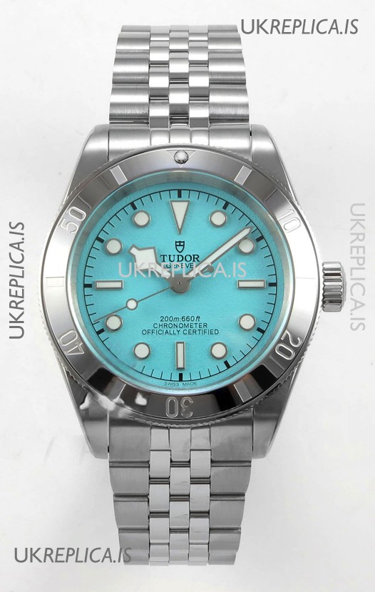 Tudor Black Bay 41 Tiffany Blue Dial Jubilee Super Clone Watch 