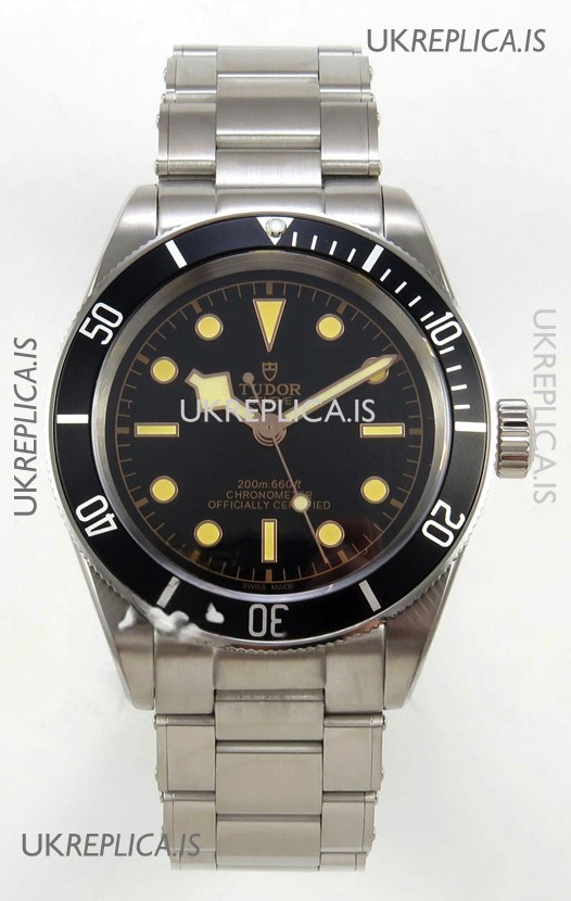 Tudor Black Bay 41 Black Dial and Bezel Oyster Super Clone Watch 