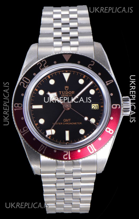 Tudor Black Bay GMT Red Dial Watch Blacl/Red Bezel Jubilee Super Clone Watch 