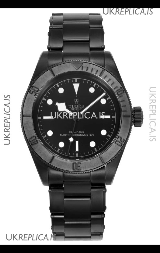 Tudor Black Bay PVD Case Black Dial Swiss Replica Watch 
