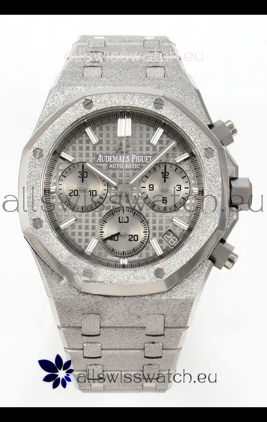 Audemars Piguet Royal Oak Chronograph 26240BC Frosted Grey Dial Super Clone Watch 