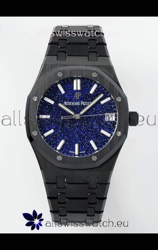 Audemars Piguet Royal Oak 15500 Black Ceramic Starry Dial Super Clone Replica Watch 