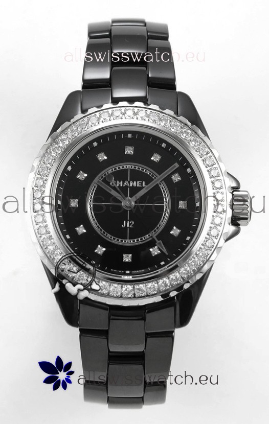 Chanel J12 38MM Black Ceramic Case Watch Automatic 1:1 Mirror Replica Watch