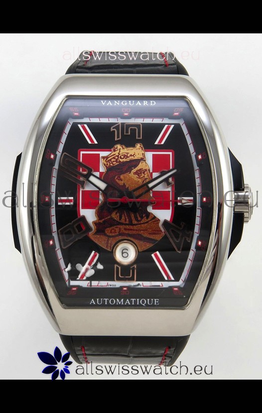 Franck Muller Vanguard Skenderbeu Croatia Stainless Steel Swiss Replica Watch 