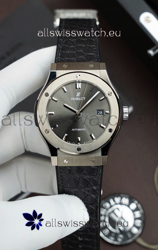 Hublot Super Clone Classic Fusion Titanium Grey Dial 42MM Watch