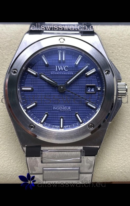 IWC Super Clone Ingenieur IW3289 Blue Dial Swiss Replica Watch 