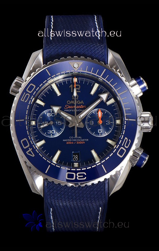 Omega Super Clone Planet Ocean 600M Chronograph 904L Steel Replica Watch 