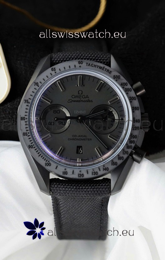 Omega Speedmaster Dark Side of the Moon Black Strap - 1:1 Super clone Replica Watch