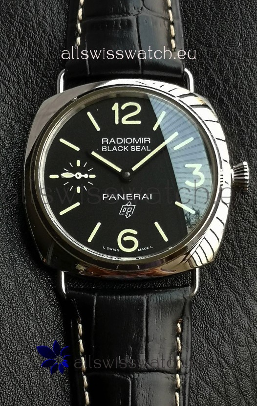 Panerai Super Clone Radiomir Black Seal PAM380 Swiss Replica Watch - 45MM Black Dial 