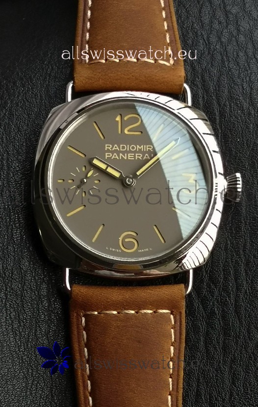 Panerai Super Clone Radiomir PAM1385 Swiss Replica Watch - 45MM Grey Dial 