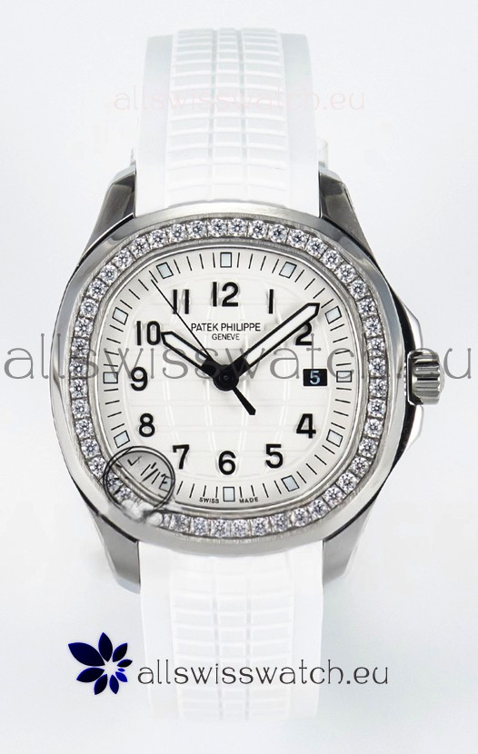 Patek Philippe Aquanaut 5267 White Dial Swiss Quartz Movement Replica Watch 