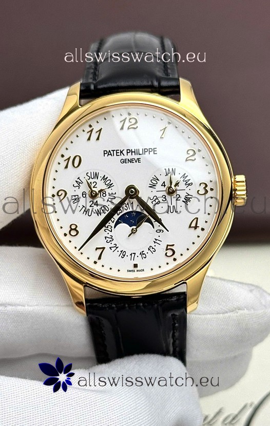 Patek Philippe Complications 5327G-001 Yellow Gold White Dial Swiss Replica