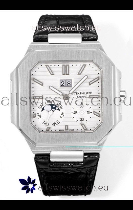 Patek Philippe Cubitus 5822 904L Steel Casing White Dial Swiss Replica Watch