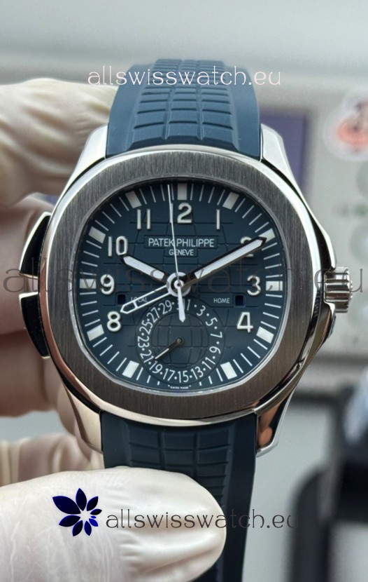 Patek Philippe Super Clone Aquanaut 5164 Opaline Blue Stainles Steel Swiss Watch 