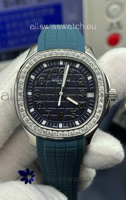 Patek Philippe Complications 5524G Calatrava Travel Time Off-Green Dial Replica Watch 