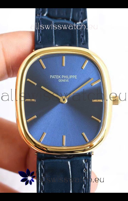 Patek Philippe 5738 Elipse Yellow Gold Swiss Quartz Watch 