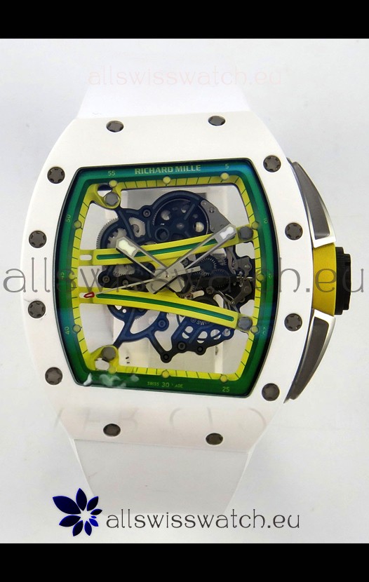 Richard Mille Super Clone RM061 Ceramic RMUL2 Edition Watch Green Dial