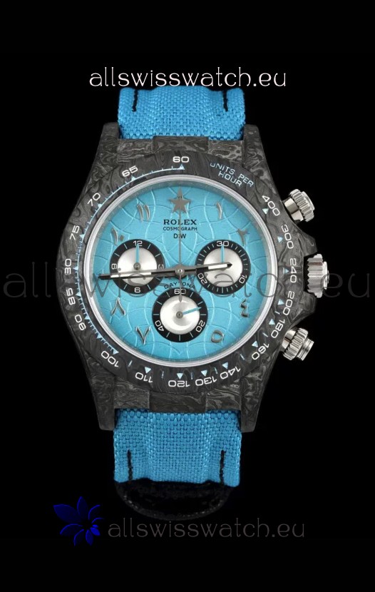 Rolex Daytona DiW Ramadan Edition Watch - Forged Cabon Casing 1:1 Mirror Replica