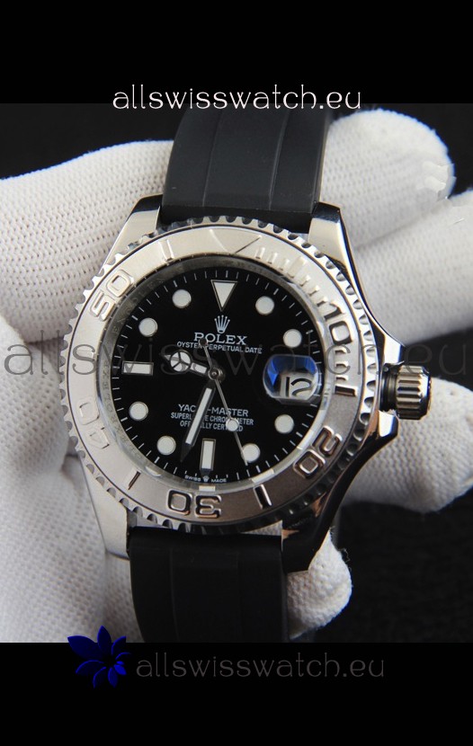 Rolex Yachtmaster Stainless Steel Japanese Replica Watch - 40MM