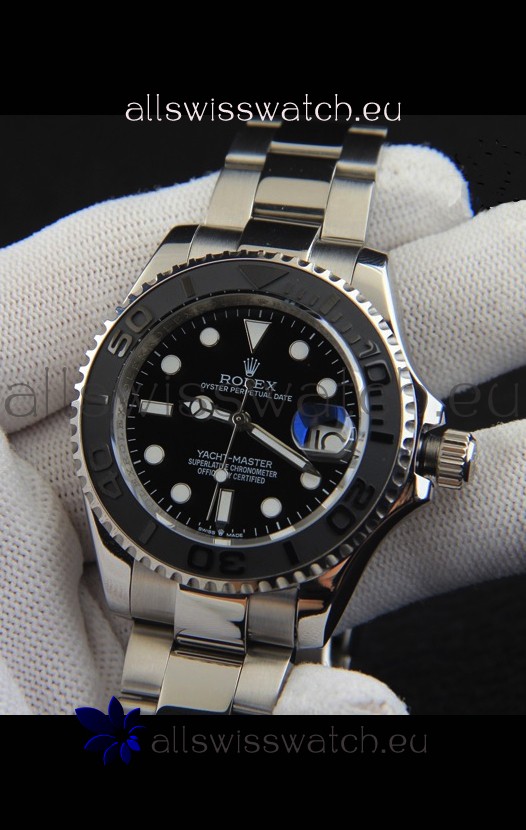 Rolex Yachtmaster Stainless Steel Japanese Replica Watch - 40MM