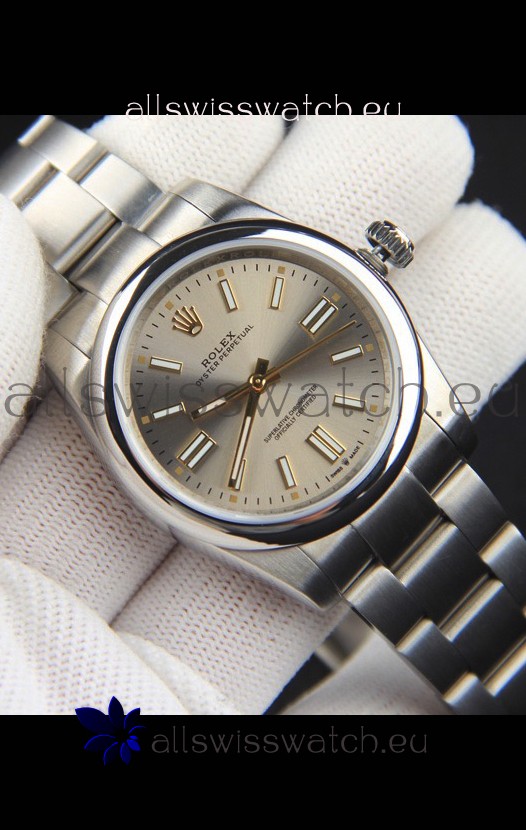 Rolex Oyster Perpetual Japanese Movement Replica Watch 36MM - Grey Dial