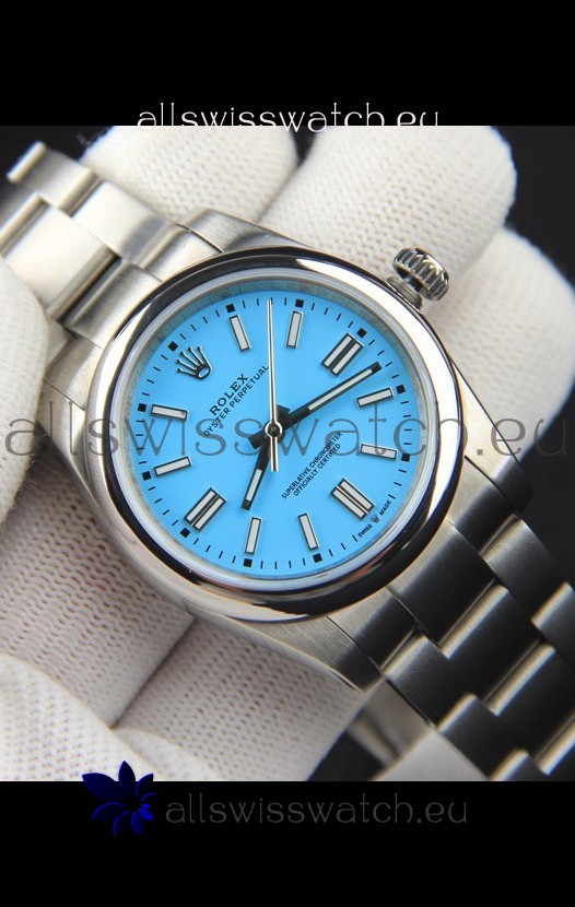 Rolex Oyster Perpetual Japanese Movement Replica Watch 36MM - Tiffany Blue Dial