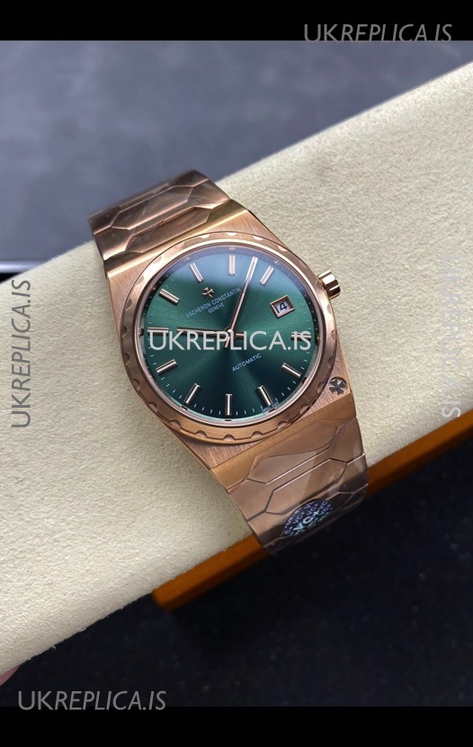 Vacheron Constantin Historiques 222 Rose Gold Green Dial Super Clone Watch 