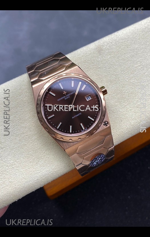 Vacheron Constantin Historiques 222 Rose Gold Brown Dial Super Clone Watch 