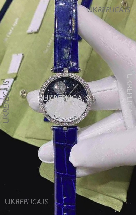 Van Cleef & Arpels Poetic Complications Quartz Watch 