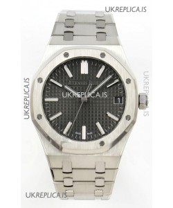 Royal Oak 15510 Grey Dial FREE SPRUNG MVMNT Super Clone Watch 