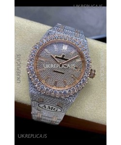 Royal Oak 15400 Iced Out Super Clone Edition 4 Super Clone Watch 