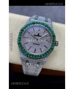 Royal Oak 15400 Iced Out Super Clone Edition 14 Super Clone Watch 