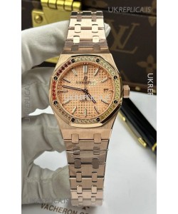 Royal Oak 37MM Champange Dial Watch in 3120 Movement Super Clone Watch 