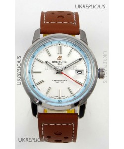 Top Time B31 38mm White Dial Red Seconds Hands Super Clone Watch 