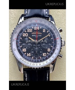 Breitling Navitimer B02 Stainless Grey Dial Swiss Replica Watch 