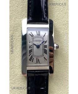 Cartier Tank Americaine Swiss Quartz 19mm Steel Casing Swiss Replica Watch 