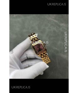 PANTHERE de Cartier 27MM Red Dial Super Clone Watch 