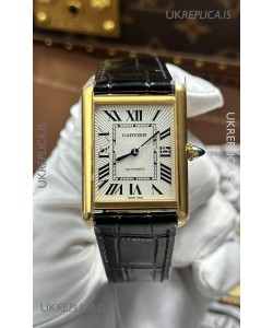 Cartier Tank Louis Automatic 27mm in Yellow Gold Super Clone Watch 