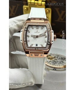 Hublot Spirit of Big Bang Rose Gold White Dial 39MM Super Clone Watch 