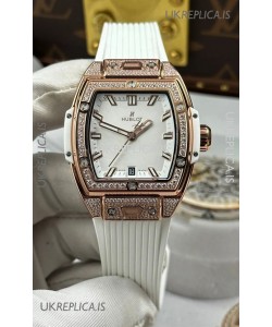 Hublot Spirit of Big Bang Rose Gold White Dial 39MM Super Clone Watch 