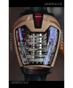 Hublot MP-05 La Ferrari DLC Coated Titanium Casing Hyper Clone Watch 