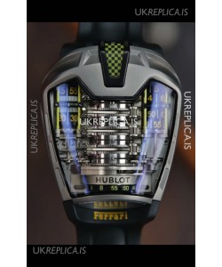 Hublot MP-05 La Ferrari Titanium Casing Hyper Clone Watch 